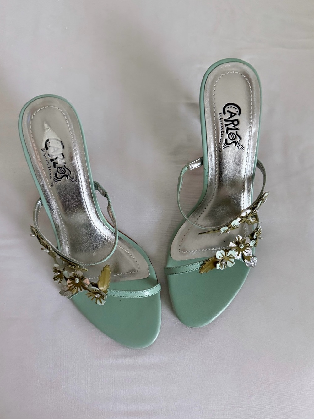 Vintage Carlos by Carlos Santana Floral Heels